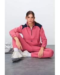 TOMMY LIFE - Color-Blocked Fleece Tracksuit Set - Lyst