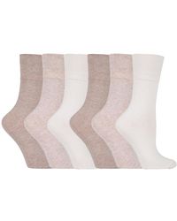 IOMI - Ladies 6 Pack Non Elastic Diabetic Socks With Hand Linked Toe Seams - Lyst