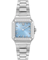 Versace - Greca Edge Watch Ve5G00726 Stainless Steel - Lyst