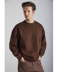 Grimelange - Oversized Ribbed Crew Neck Sweatshirt - Lyst