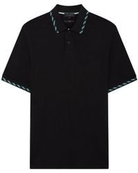 Ted Baker - Ss House Check Jacquard Polo Shirt Cotton - Lyst