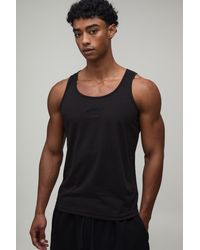 BoohooMAN - Regular Fit Embroidered Vest - Lyst