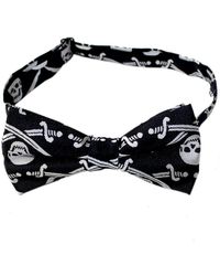 SVNX - Skull Print Bow Tie - Lyst