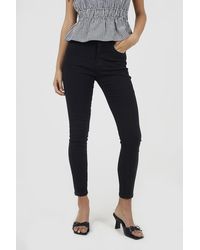 Brave Soul - High Waist Skinny Jeans With Stretch Cotton - Lyst
