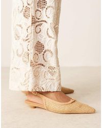 Glamorous - Slingback Low Heeled Shoes - Lyst