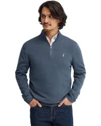 POLO CLUB - Zip Neck Sweater Pullover12 - Lyst