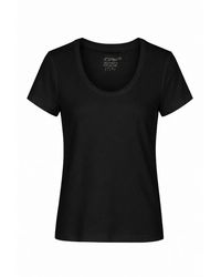 Esprit - Scoop Neck Cotton Tee - Lyst