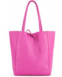 Woodland Leathers - Genuine Italian Leather Tote Bag Large Soft Shoulder Handbag - Lyst