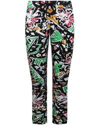 Vans - Off The Wall Drawstring Waist Multicoloured Printed Pants V5Izblk - Lyst