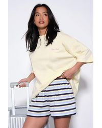 DSGN Studio - Script Embroidered Oversized T-Shirt - Lyst