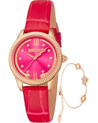Just Cavalli - Jc1L315L0035 Ladies Lovestruck Valentines Watch And Bracelet Gift Set - Lyst