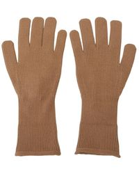 Dolce & Gabbana - Knitted Cashmere Winter Gloves - Lyst