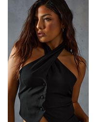 MissPap - Tailored Halter Neck Waistcoat - Lyst
