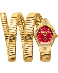 Just Cavalli - Jc1L304M0035 Ladies Signature Snake Watch - Lyst
