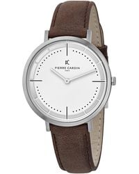 Pierre Cardin - Belleville Park Watch Cbv.1026 Leather - Lyst