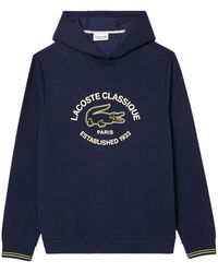 Lacoste - Fleece Loungewear Hoodie - Lyst