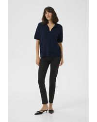 Kaffe - Strickpullover Regular Fit Dark - Lyst