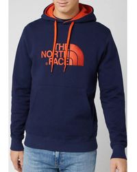 The North Face - Drew Peak Embroidery Hoodie/ Fleece - Lyst