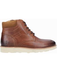 Hush Puppies - Kenneth Leather Memory Foam Boots - Lyst