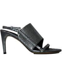 Calvin Klein - Karin Mirrored Pytho Shoes Leather - Lyst
