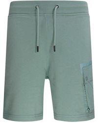 Belstaff - Tide Steel Sweat Shorts Cotton - Lyst