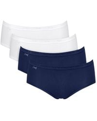 Sloggi - 10071781 Basic + Midi Brief 4 Pack - Lyst