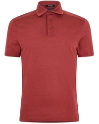 BOSS - Paino Polo Shirt With Button Placket - Lyst