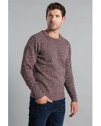 Kensington Eastside - Recycled Cotton Blend Crew Neck Twist Jumper - Lyst