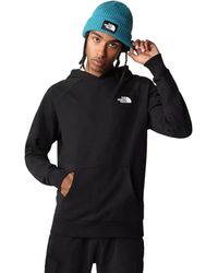 The North Face - Raglan Box Pullover Hoodie Cotton - Lyst