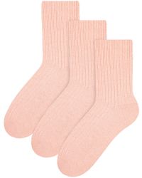 Steve Madden - 3 Pairs Wool Dress Socks - Lyst