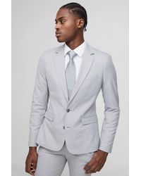 BoohooMAN - Super Skinny Single Breasted Suit Jacket - Lyst