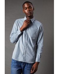 MAINE - Corduroy Long Sleeve Shirt - Lyst