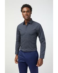 Limehaus - Long Sleeve Slim Fit Formal Shirt - Lyst