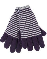 Heat Holders - Striped Fleece Lined Thermal Gloves - Lyst