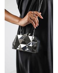 Where's That From - Wheres 'Rica' Geometric Clutch Bag - Lyst