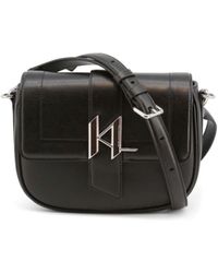 Karl Lagerfeld - Crossbody Bag Leather - Lyst