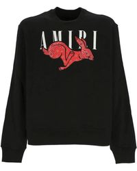 Amiri - Cny Rabbit Logo Sweatshirt Cotton - Lyst