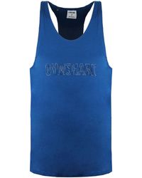 GYMSHARK - Outline Logo Tank Top Cotton - Lyst