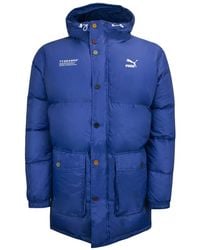 PUMA - X Tyakasha Woven Down Parka Hooded Padded Coat 595561 39 - Lyst