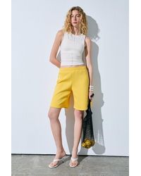 Grimelange - Wide Leg Capri Sweat Shorts - Lyst