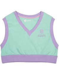 Superb - Be Happy Rsc-S2101 V-Neck Sleeveless Top - Lyst