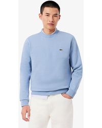 Lacoste - Crew Neck Fleece Sweatshirt - Lyst