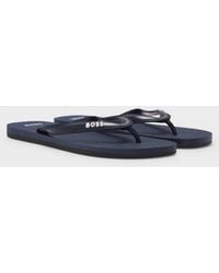 BOSS - Tracy Thong Flip Flops - Lyst