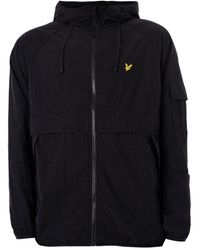 Lyle & Scott - Branded Jet Hooded Winbreaker Jacket - Lyst