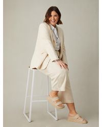 Live Unlimited - Linen Blend Blazer - Lyst