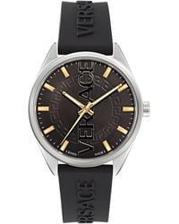 Versace - V-Vertical Watch Ve3H00723 Silicone - Lyst