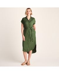 TOG24 - Lenira Luxurious Tencel Lyocell Shirt Dress - Lyst