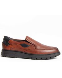 Purapiel - Mocassin Confore2 Brun - Lyst