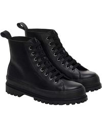 Superga - Ladies 2644 Alpina Box Leather Ankle Boots - Lyst