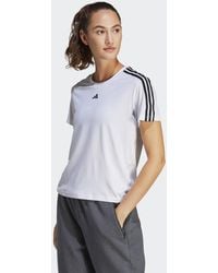 adidas Originals - Aeroready Train Essentials 3-Stripes Tee - Lyst